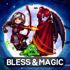 Взлом Bless & Magic: Idle RPG game  [МОД Бесконечные монеты] - полная версия apk на Андроид