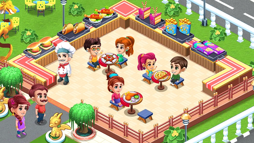 Cooking Restaurant Kitchen (Кукинг Ресторан Китчен)  [МОД Menu] Screenshot 4