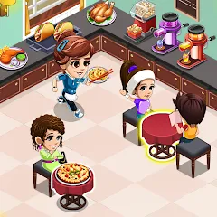 Скачать взломанную Cooking Restaurant Kitchen (Кукинг Ресторан Китчен)  [МОД Menu] - полная версия apk на Андроид