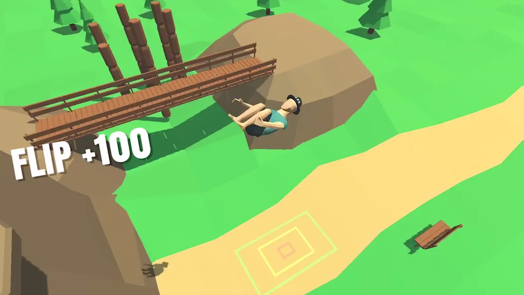 Flip Trickster - Parkour Simul (Флип Трикстер)  [МОД Много монет] Screenshot 1