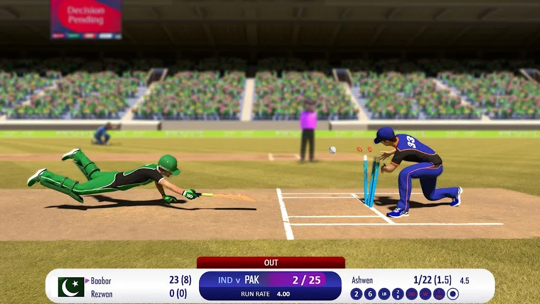 RVG Real World Cricket Game 3D (РВГ Реальная Мировая Крикетная Игра 3D)  [МОД Бесконечные монеты] Screenshot 1