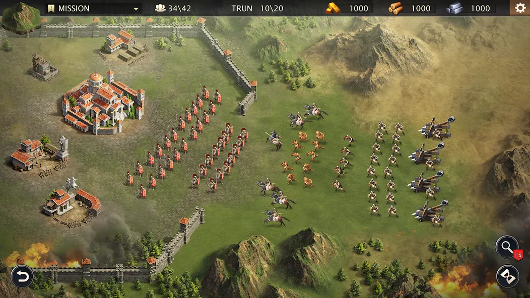 Grand War: Rome Strategy Games (Гранд Вар)  [МОД Все открыто] Screenshot 5