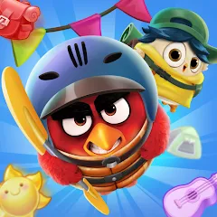 Скачать взлом Angry Birds Match 3 (Энгри Бердс Матч 3)  [МОД Бесконечные монеты] - стабильная версия apk на Андроид