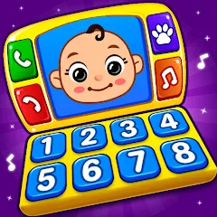 Взломанная Baby Games: Piano & Baby Phone (Бейби Геймс)  [МОД Меню] - стабильная версия apk на Андроид