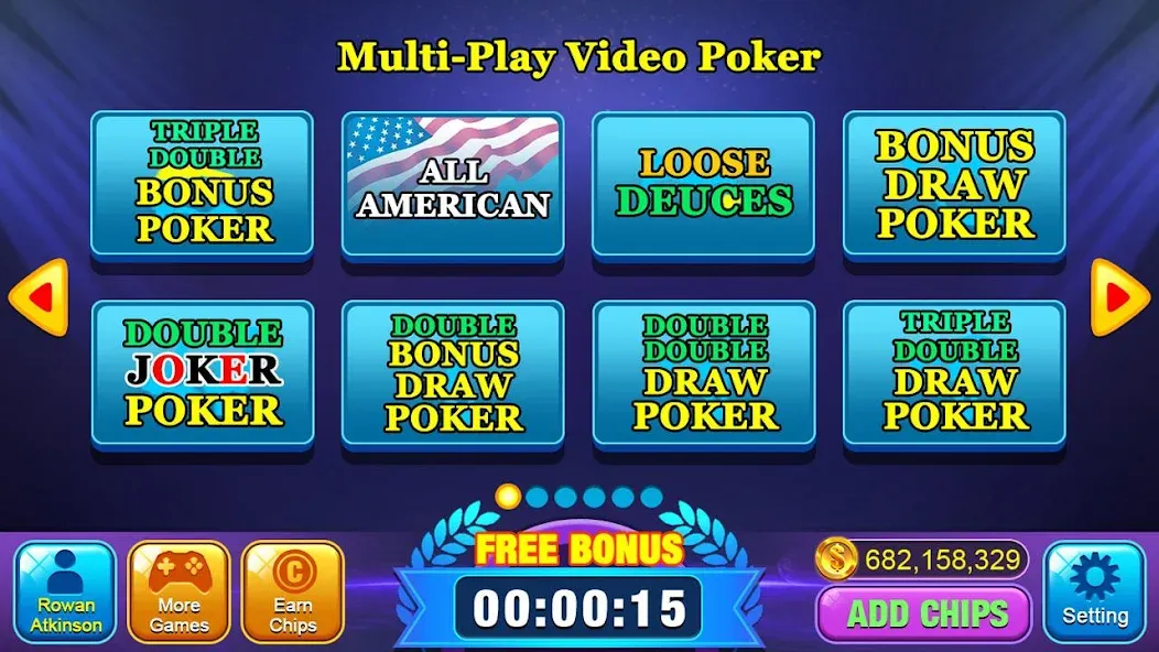 Video Poker Games - Multi Hand (Видео покер игры)  [МОД Unlimited Money] Screenshot 2