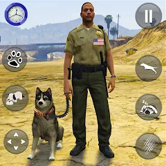 Взломанная Toby Police Dog Sim: Dogs Game  [МОД Бесконечные деньги] - полная версия apk на Андроид