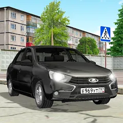 Взлом Лада Гранта. Игра про машины  [МОД Menu] - стабильная версия apk на Андроид