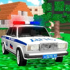 Скачать взломанную Стив ВАЗ 2107 ДПС Лада Семерка  [МОД Menu] - стабильная версия apk на Андроид