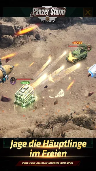 Panzer Sturm (Панцер Штурм)  [МОД Бесконечные монеты] Screenshot 2