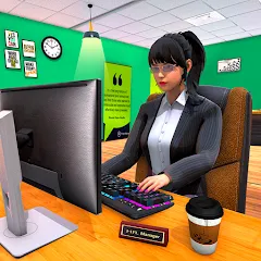 Скачать взломанную Virtual HR Manager Job Games  [МОД Много монет] - последняя версия apk на Андроид