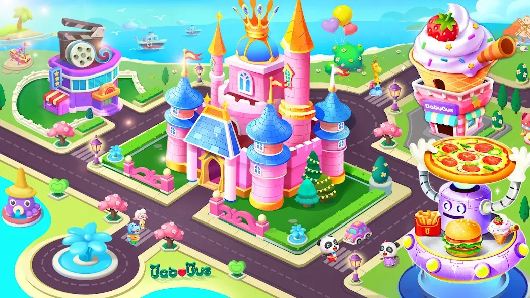 Baby Panda's City  [МОД Unlimited Money] Screenshot 1
