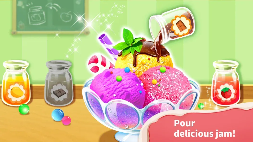 Baby Panda’s Ice Cream Shop  [МОД Menu] Screenshot 2