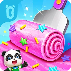 Скачать взлом Little Panda's Ice Cream Games  [МОД Много денег] - стабильная версия apk на Андроид