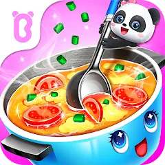Скачать взломанную Baby Panda's Kitchen Party  [МОД Все открыто] - полная версия apk на Андроид