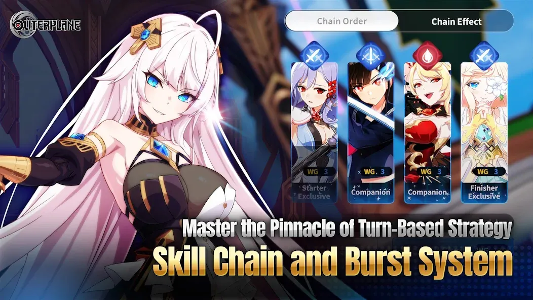 OUTERPLANE - Strategy Anime (АУТЕРПЛЕЙН)  [МОД Mega Pack] Screenshot 2
