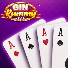 Скачать взломанную Gin Rummy Elite: Online Game (Джин Рамми)  [МОД Unlimited Money] - полная версия apk на Андроид