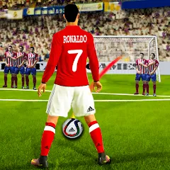 Скачать взломанную Soccer Kick Football Champion  [МОД Unlimited Money] - последняя версия apk на Андроид