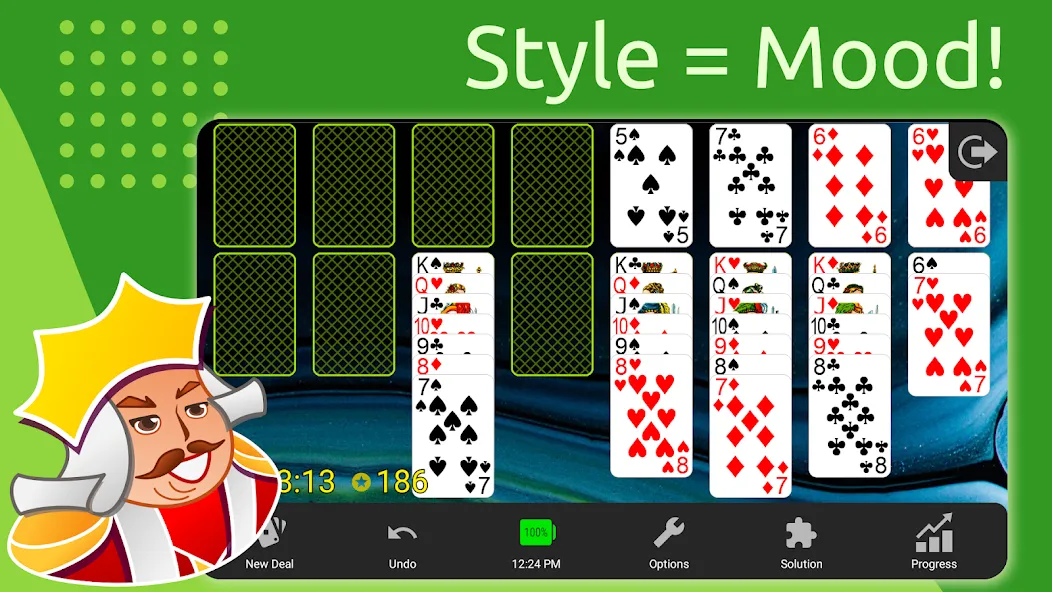 FreeCell  [МОД Много монет] Screenshot 5