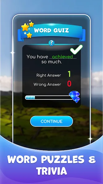 Calming Crosswords Word Puzzle  [МОД Много монет] Screenshot 5