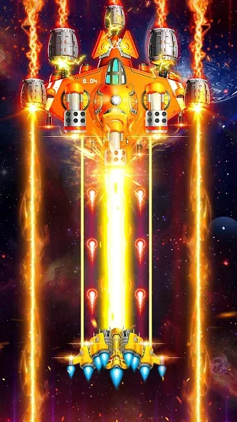 Space Shooter: Galaxy Attack (Спейс шутер)  [МОД Много денег] Screenshot 1