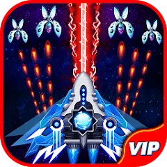Взломанная Space Shooter: Galaxy Attack (Спейс шутер)  [МОД Много денег] - стабильная версия apk на Андроид