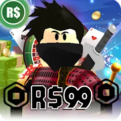 Взлом Robux For Robux , Casino Robux  [МОД Много монет] - стабильная версия apk на Андроид