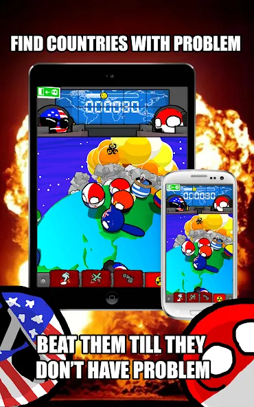Polandball: Not Safe For World (Поландбол)  [МОД Бесконечные деньги] Screenshot 1