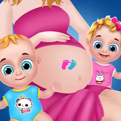 Взлом Mom Babysitting Game  [МОД Бесконечные деньги] - последняя версия apk на Андроид