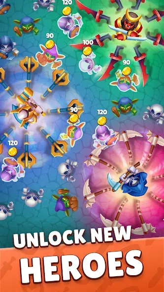 Heroes vs. Hordes: Survivor  [МОД Много денег] Screenshot 5