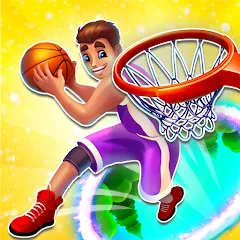 Скачать взломанную Hoop World: Flip Dunk Game 3D (Хуп Ворлд)  [МОД Menu] - полная версия apk на Андроид