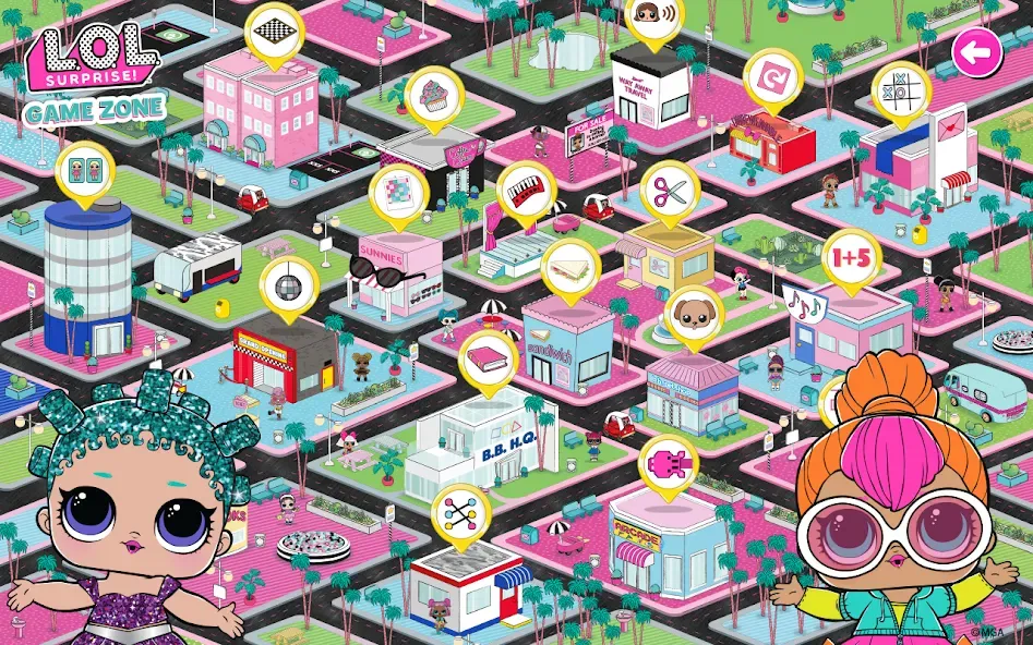 L.O.L. Surprise! Game Zone  [МОД Бесконечные деньги] Screenshot 1