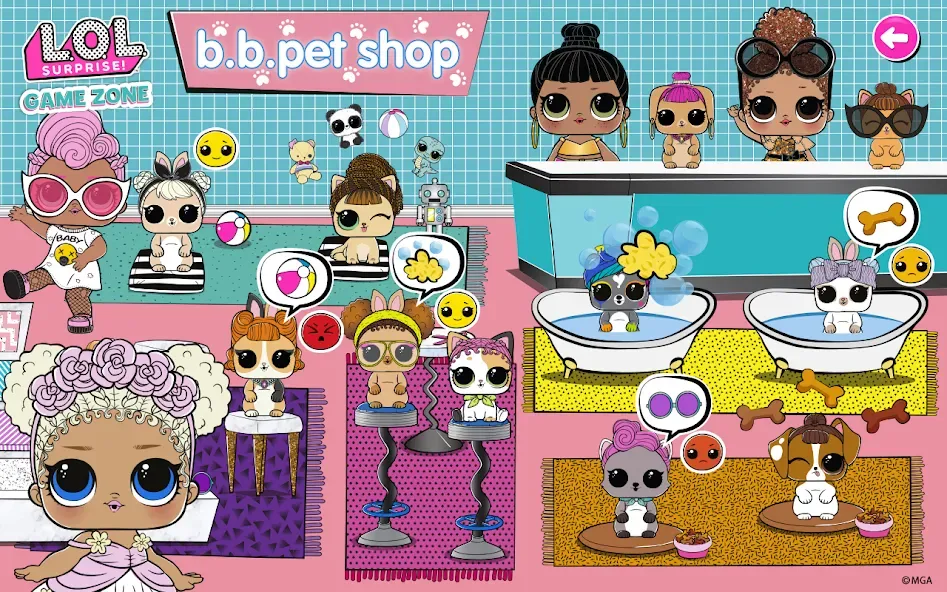 L.O.L. Surprise! Game Zone  [МОД Бесконечные деньги] Screenshot 4
