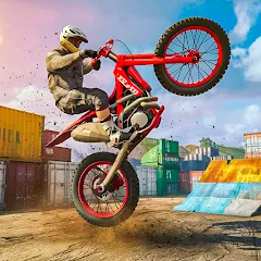 Взломанная Bike Stunt Race Tricks Master  [МОД Бесконечные деньги] - последняя версия apk на Андроид