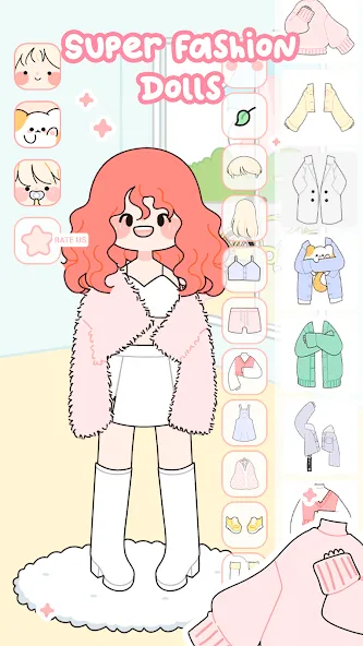 Lovely Doll : Dress Up Game (Лавли Долл)  [МОД Бесконечные монеты] Screenshot 1