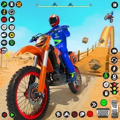 Взлом Bike Stunt Games Stunt Bike 3D (Байк стант рэмп игра Байк Джамп)  [МОД Mega Pack] - последняя версия apk на Андроид