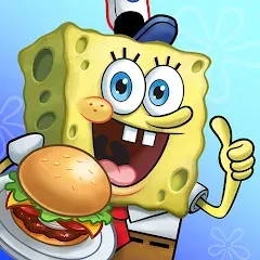 Взломанная SpongeBob: Krusty Cook-Off  [МОД Unlocked] - стабильная версия apk на Андроид