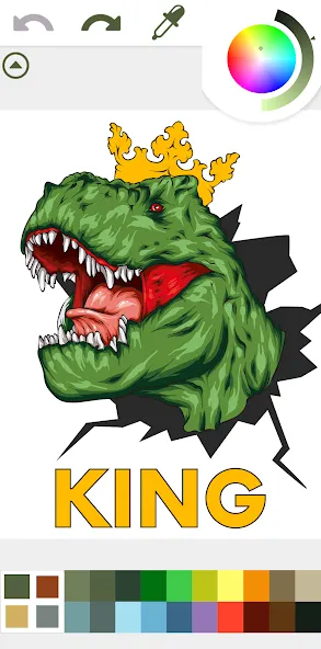 Dinosaurs Coloring Book Dino  [МОД Menu] Screenshot 2