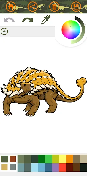 Dinosaurs Coloring Book Dino  [МОД Menu] Screenshot 5