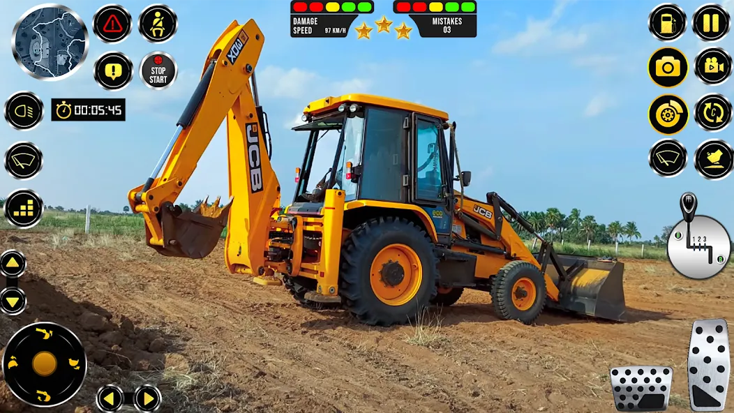 JCB Excavator Construction 3D  [МОД Mega Pack] Screenshot 3