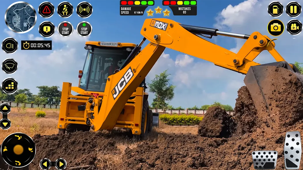 JCB Excavator Construction 3D  [МОД Mega Pack] Screenshot 4
