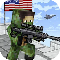 Взлом American Block Sniper Survival (Американский блок снайпер выживание)  [МОД Unlocked] - последняя версия apk на Андроид