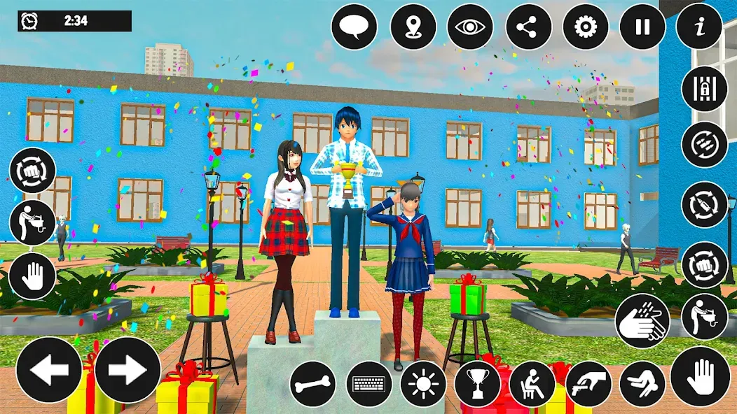 High School Boy Virtual Life  [МОД Menu] Screenshot 1