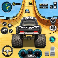 Скачать взломанную Monster Truck Games- Car Games  [МОД Menu] - стабильная версия apk на Андроид