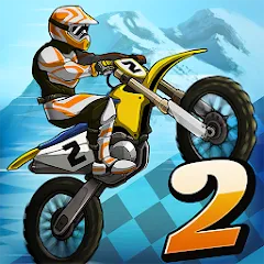 Скачать взломанную Mad Skills Motocross 2 (Мад Скилс Мотокросс 2)  [МОД Unlimited Money] - полная версия apk на Андроид