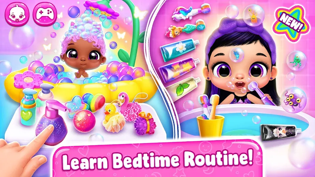 Giggle Babies - Toddler Care (Гигл Бебис)  [МОД Меню] Screenshot 2