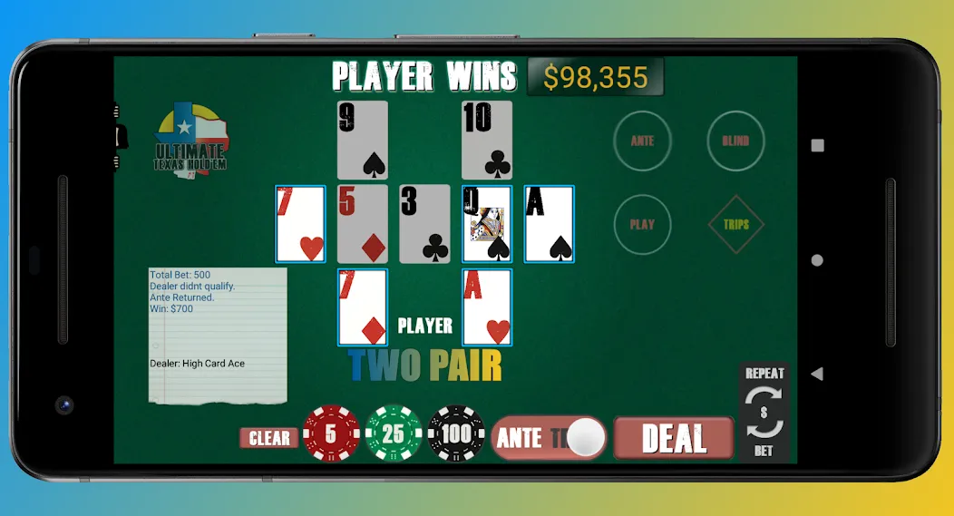Texas Ultimate Holdem (Техасский Ультимейт Холдем)  [МОД Бесконечные деньги] Screenshot 1