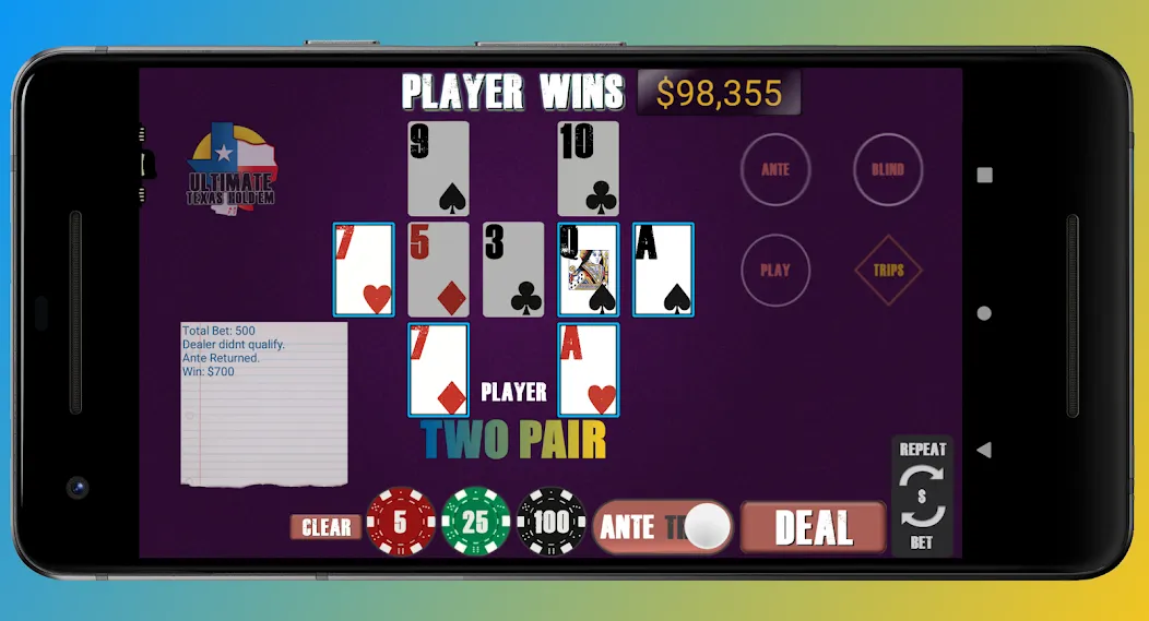 Texas Ultimate Holdem (Техасский Ультимейт Холдем)  [МОД Бесконечные деньги] Screenshot 2