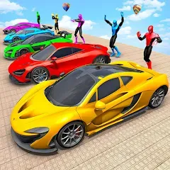 Скачать взлом Mega Ramp Car Games Car Stunts  [МОД Много монет] - стабильная версия apk на Андроид