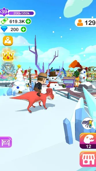 Dino Tycoon - 3D Building Game  [МОД Mega Pack] Screenshot 5