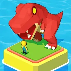 Взлом Dino Tycoon - 3D Building Game  [МОД Mega Pack] - последняя версия apk на Андроид